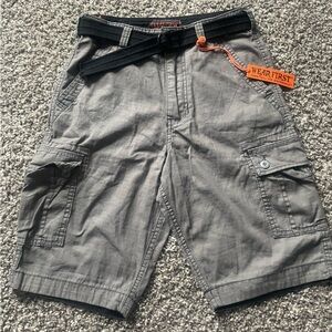 Boys gray cargo never worn size 12